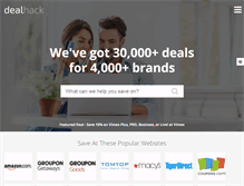 Tablet Screenshot of dealhack.com